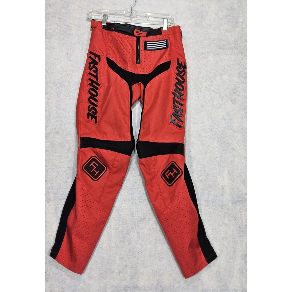 Fasthouse Red & Black Track Pants - Youth